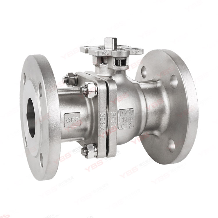High platform national standard flange ball valve