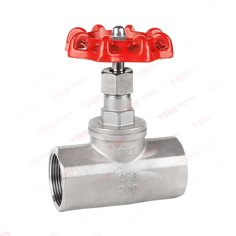 Threaded globe valve