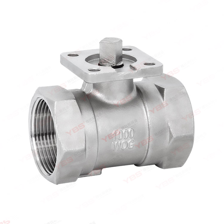 1PC threaded high platform ball valve