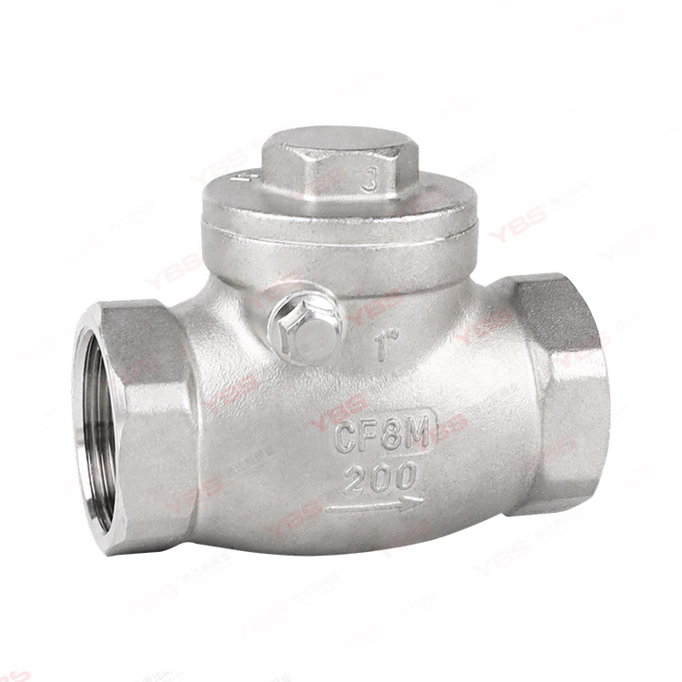 Threaded check valve