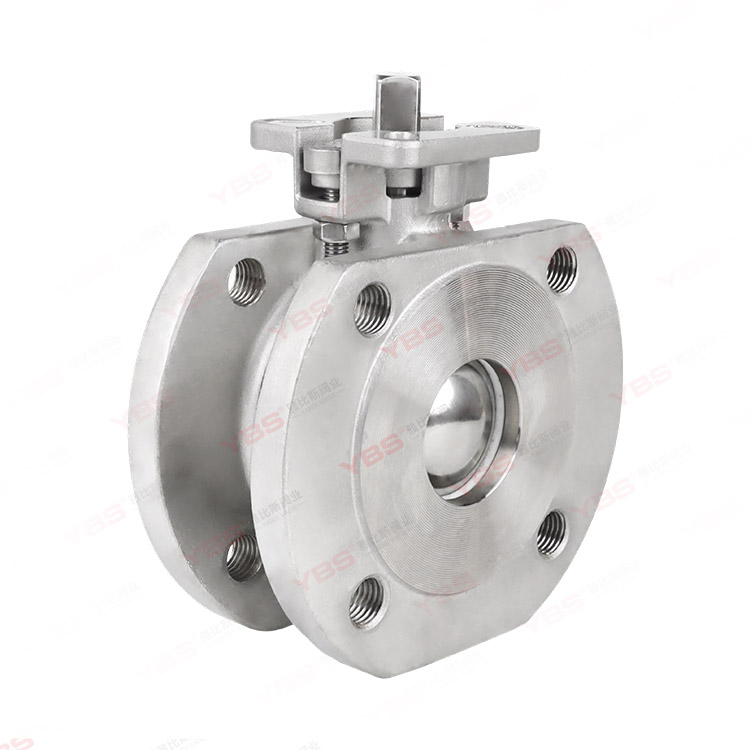 High platform clamp ball valve