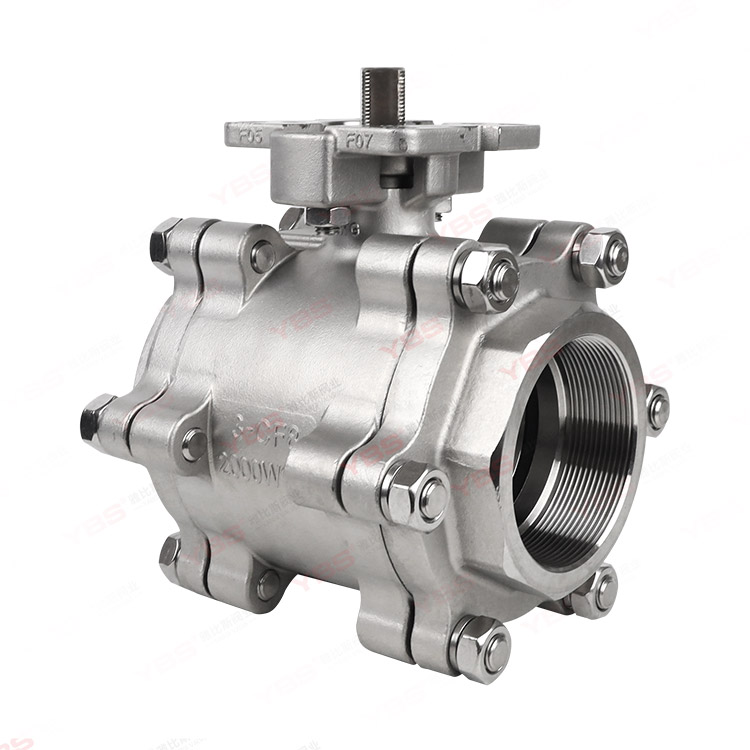 2000WOG high platform ball valve